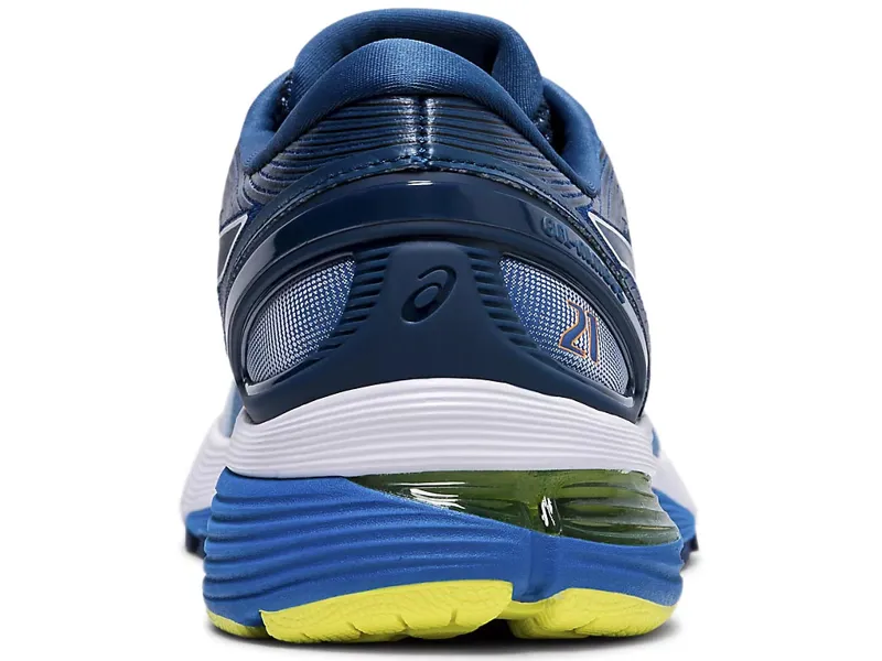 Asics Men's GEL-Nimbus 21 White/Lake UK 9.5-4